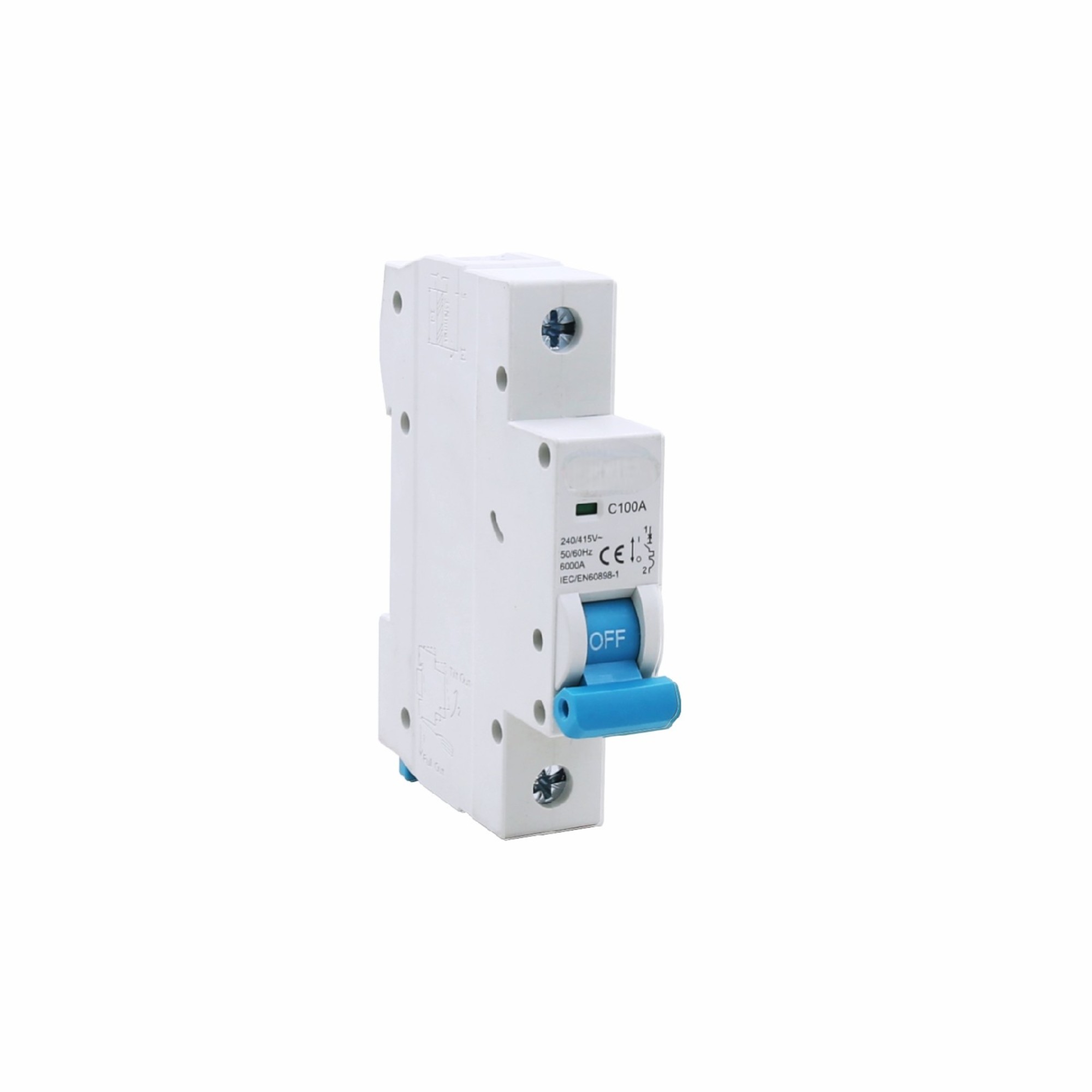 AC MCB termal-magnetik tinggi-semasa yang tinggi | 80A-125A | 4p | C/D Curves | 6KA BREAKING | IP20 | IEC