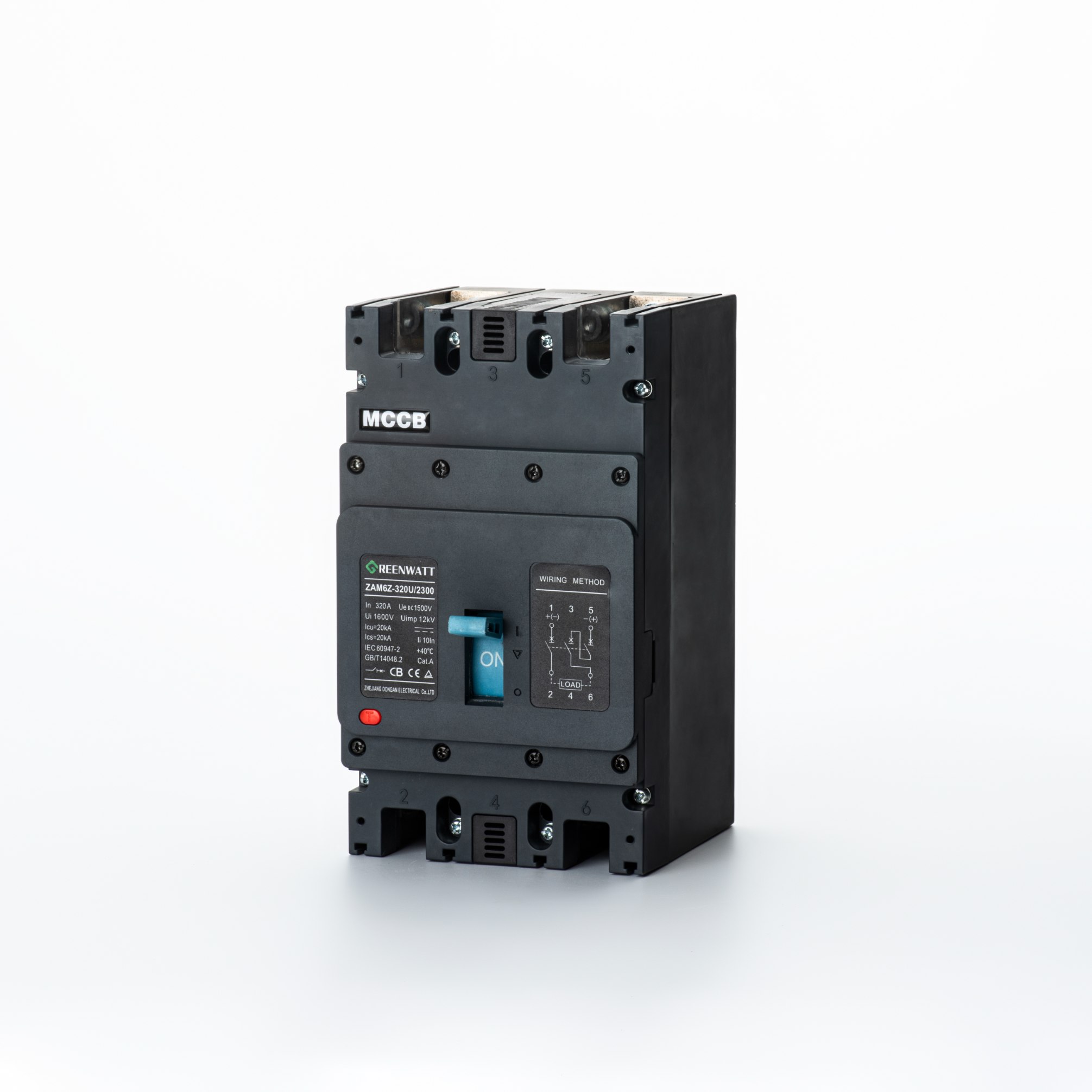 Siri TSM2 MCCB | 1600a | 400V AC | Perlindungan Litar/Litar Pendek/UV yang berlebihan | IEC60947-2