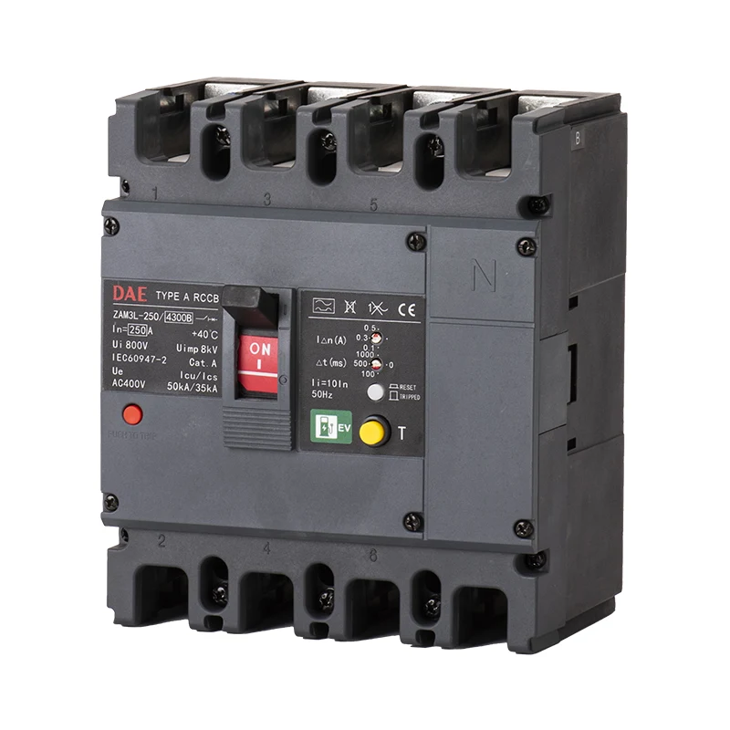 Type-A RCCB untuk EV Charger 3 Pole