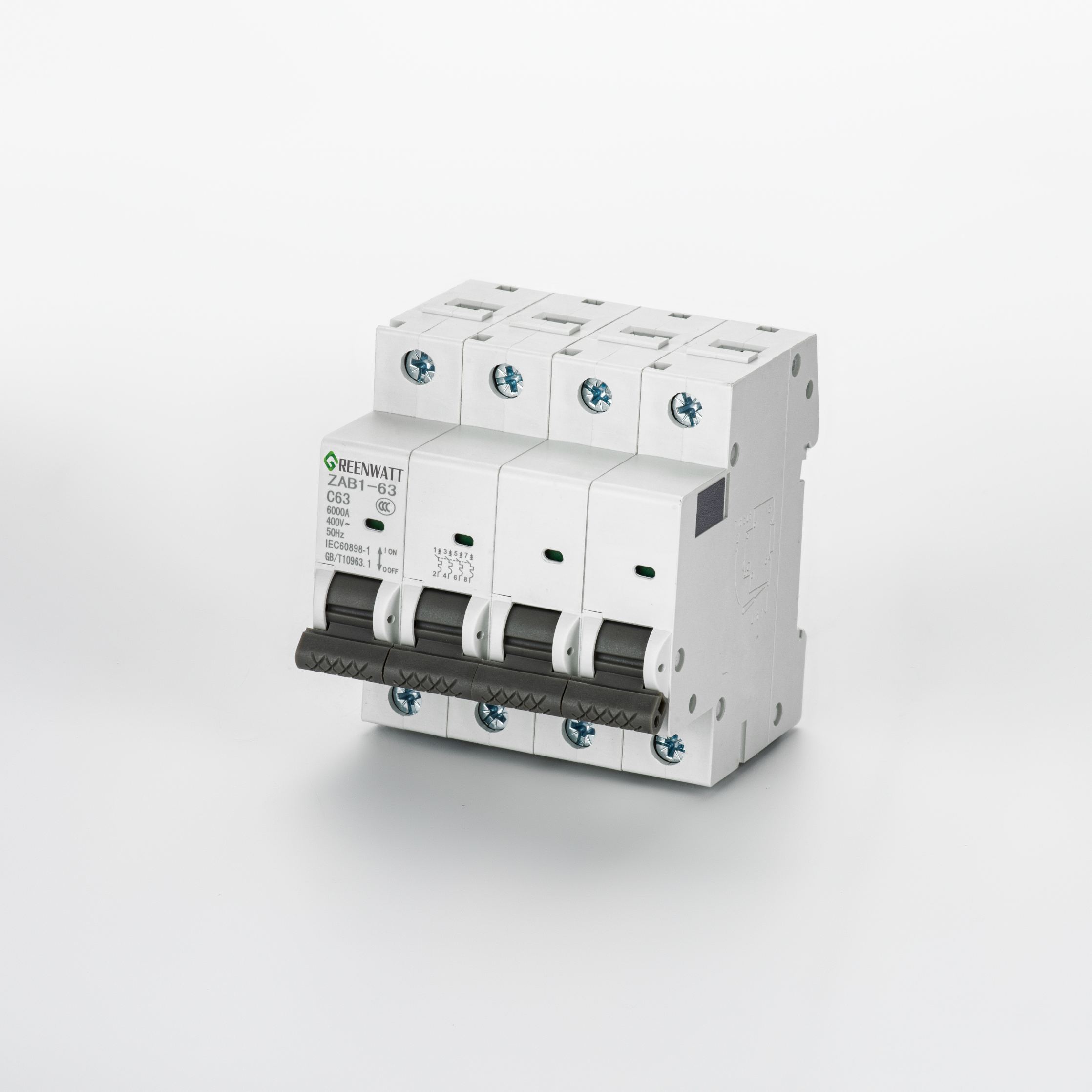 ZAB1-63 4P Pemutus Litar Miniatur | Greenwatt