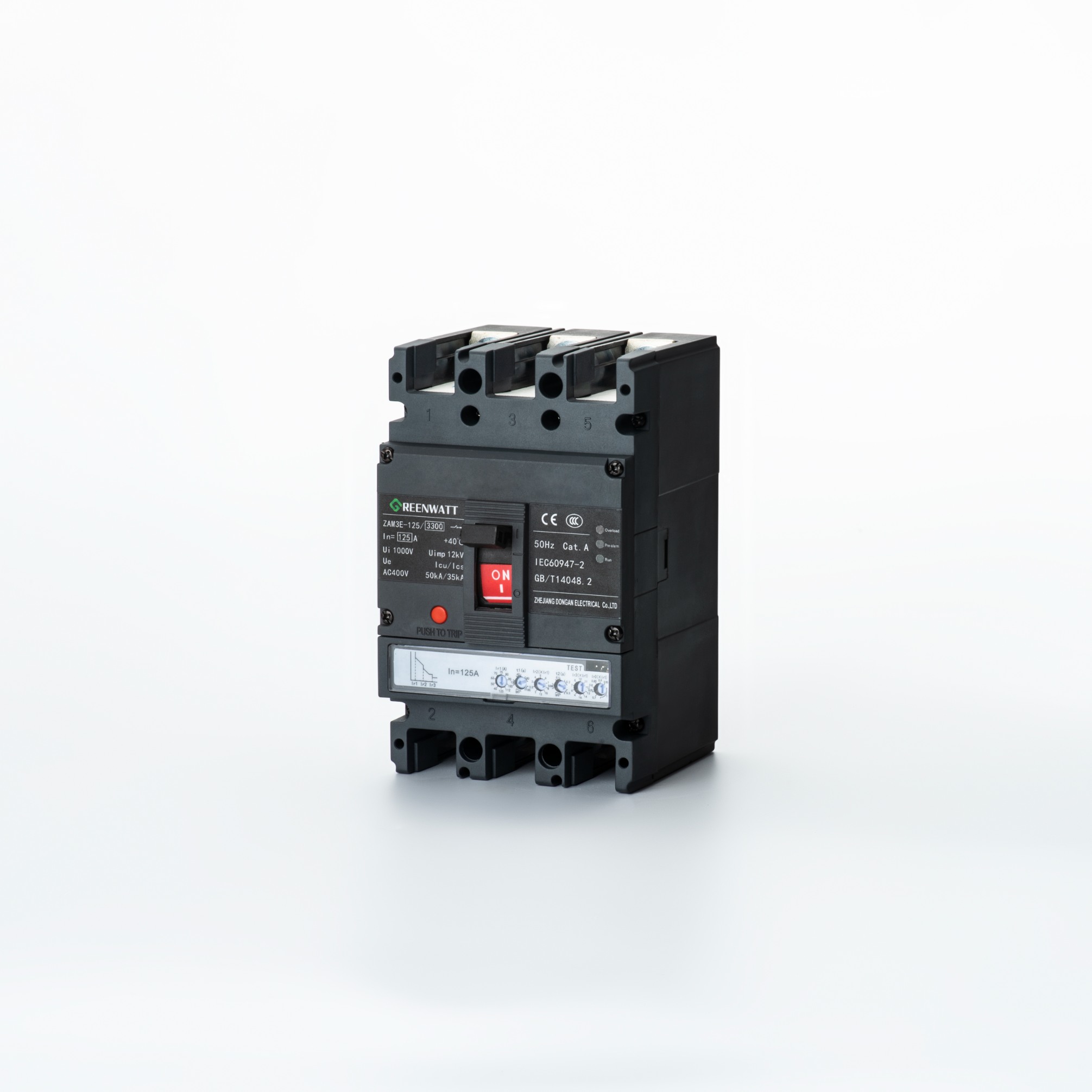 ZAM3E-125 Pemutus litar kes acuan elektronik | Greenwatt